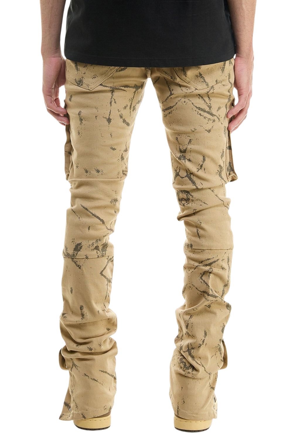 Khaki Stacked jeans