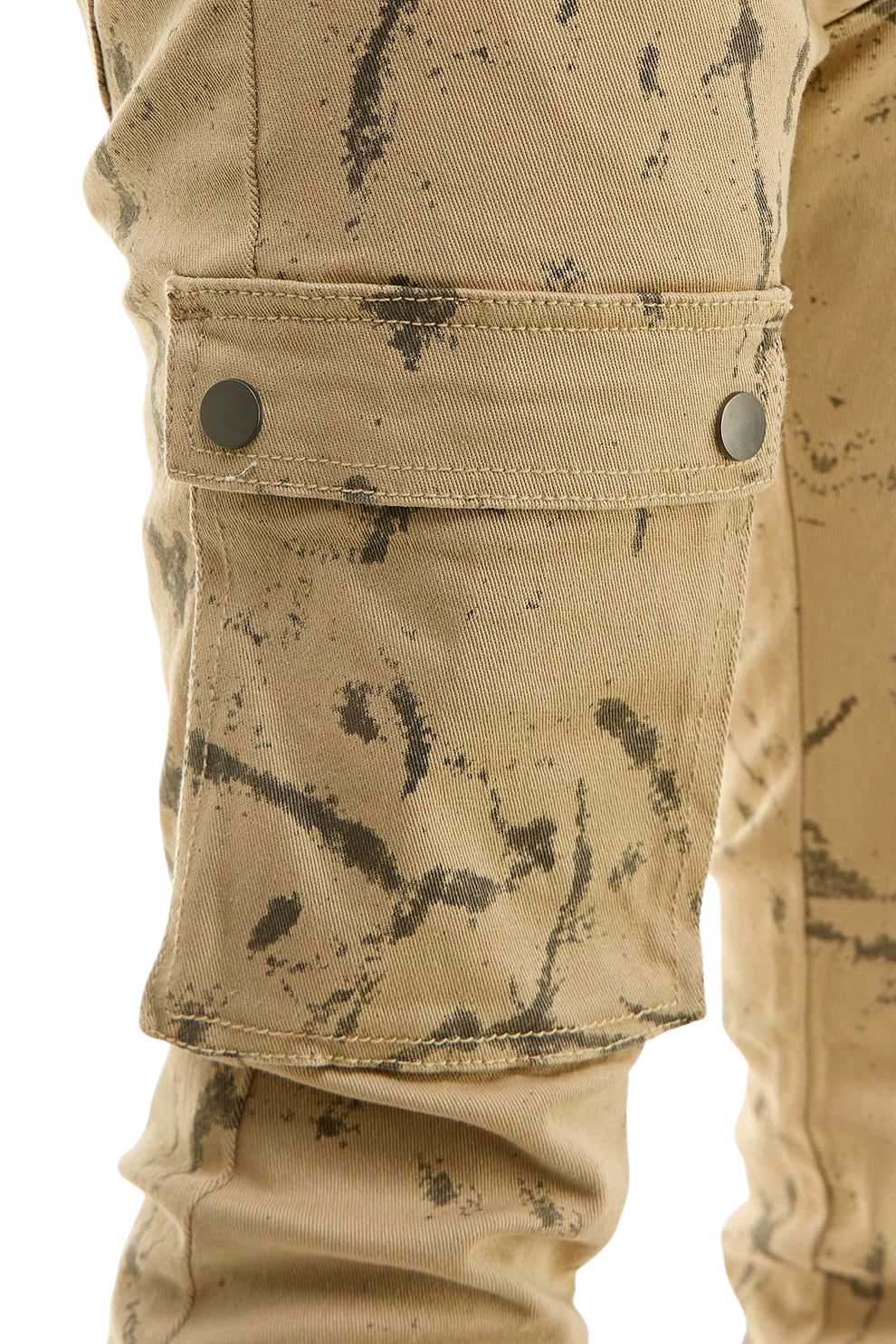 Khaki Stacked jeans